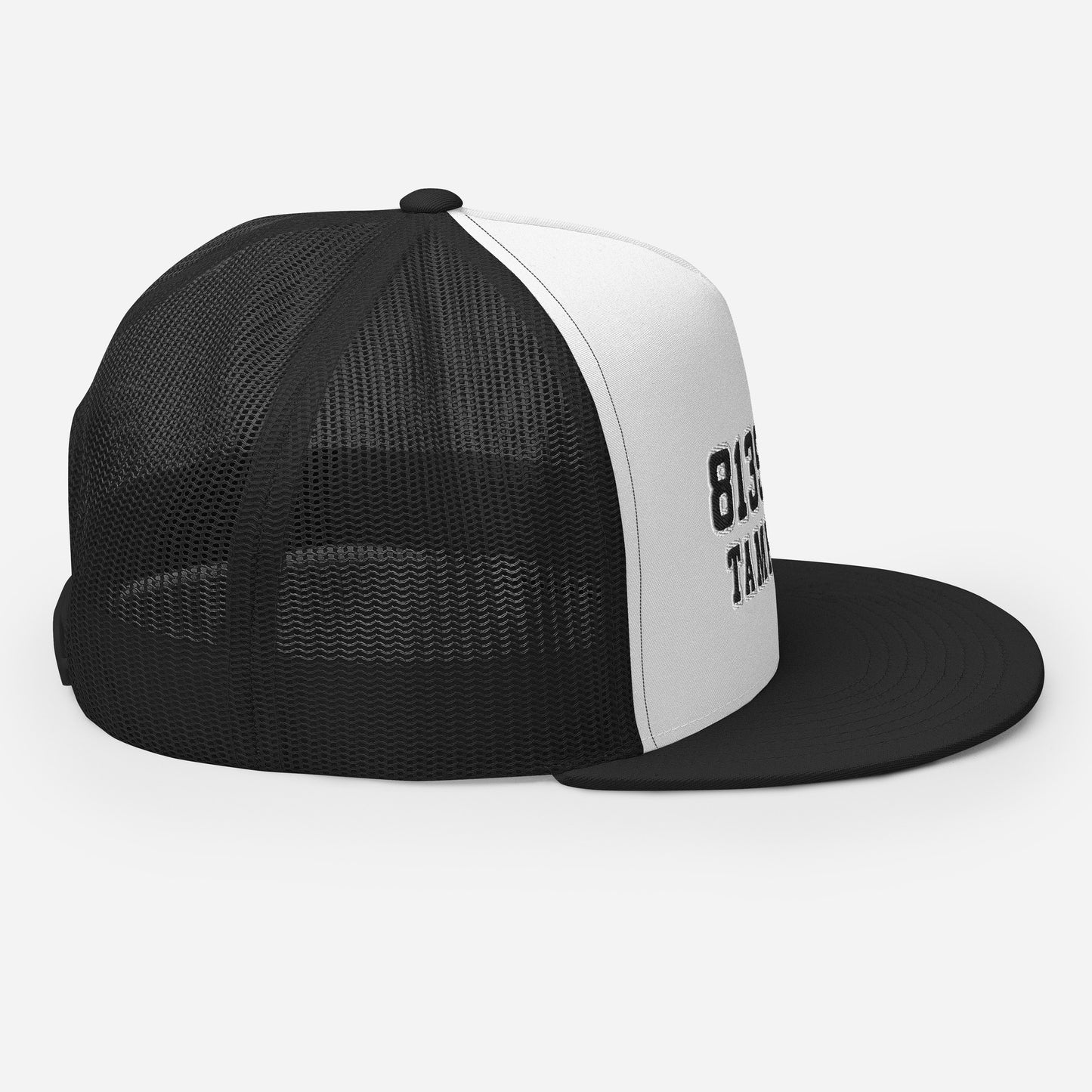 classic 813SSED black on white trucker cap